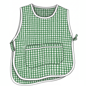 Moldes de confeccion para UNIFORMES Guardapolvos Delantal 7536